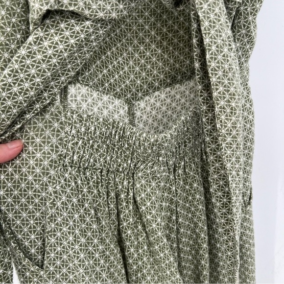 Rue Stic Oakland Wide Leg Jumpsuit in Sage Print Size XS - Picture 14 of 15